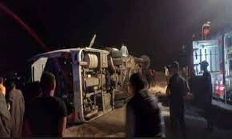 الصحة: 17 وفاة و29 مصابا في حادث مروري وقع على طريق «الخارجة - أسيوط»