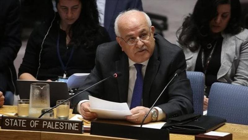مندوب فلسطين بالأمم المتحدة بطالب مجلس الأمن بوقف إطلاق النار في غزة