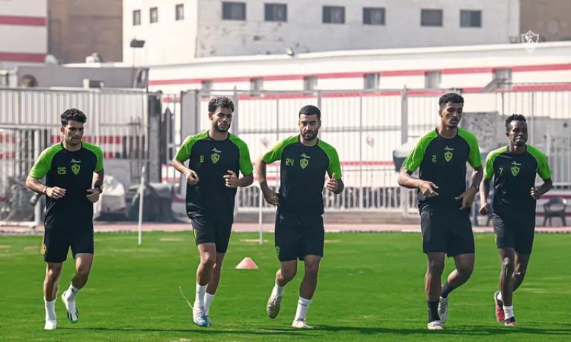 فقرة تأهيلية خاصة للاعبي الزمالك استعدادًا للمصري البورسعيدي