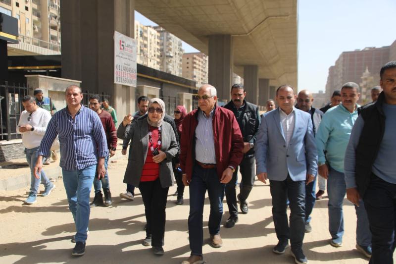 محافظ الجيزة يعاين المرحلة الثالثة من تطوير وتغطية ترعه المريوطية بمنطقة كوبري الصحابة ومنزل الطريق الدائري