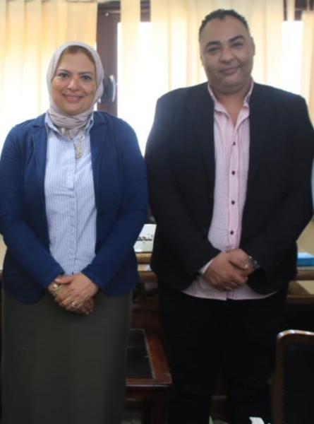 الإعلامى محمد العمراني يهنىء الأستاذه مها النجعاوى لتوليها منصب أمين العلاقات الحكومية بحزب الجبهة الوطنية